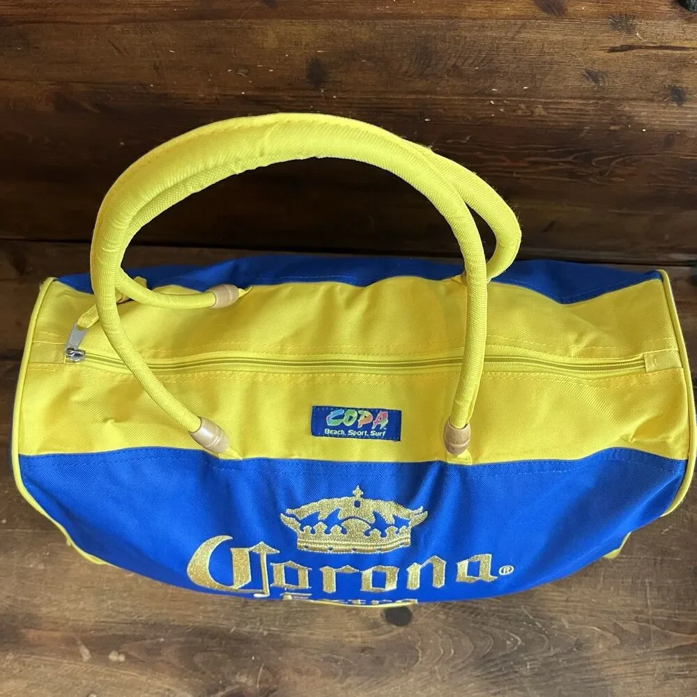 VINTAGE CORONA Copa Beach Sport Surf Corona Extra Beach Duffle Bag